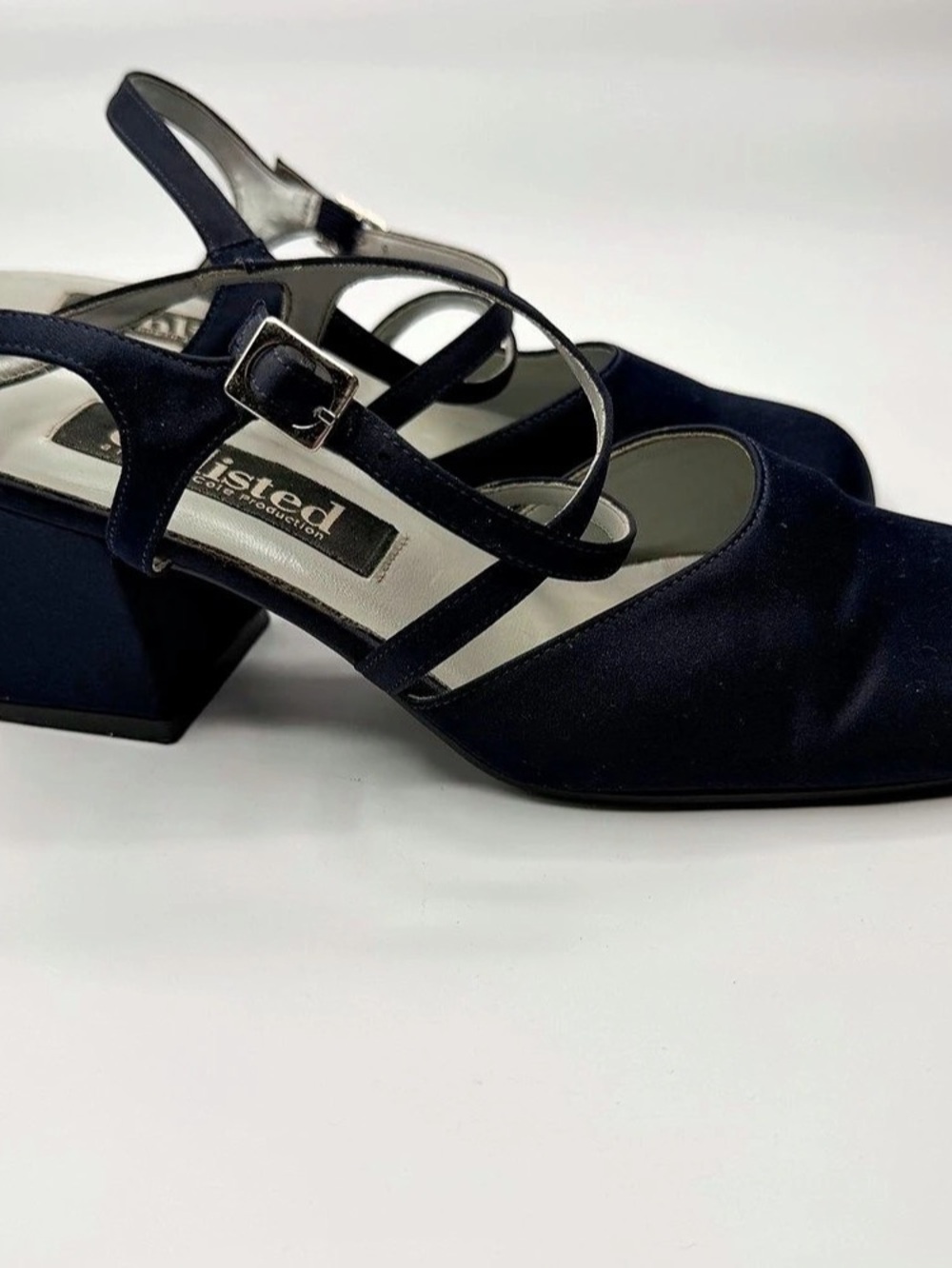 Unlisted Strappy Block Heel Sandals in Blue Size 8